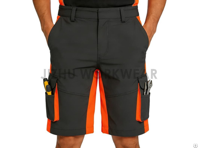 Men S Stretch Cargo Work Shorts