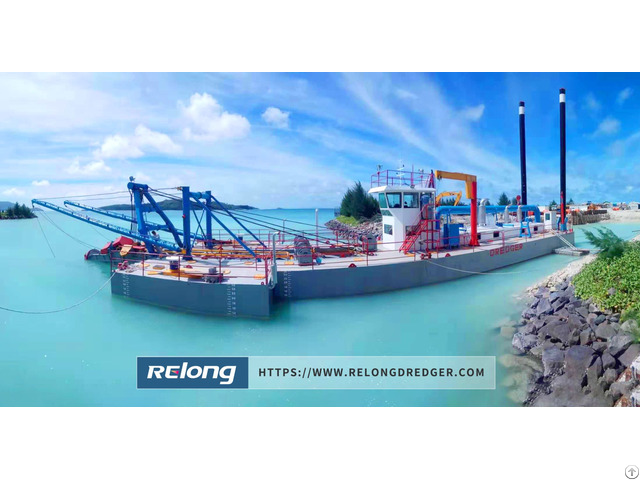 High Efficiency Cutter Suction Dredger For River Desilting And Harbour Silt Removal