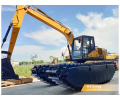Relong Amphibious Excavator For Dredging Wetland And Swamp Work