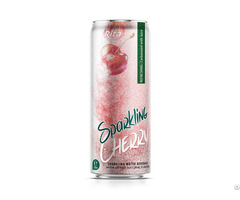 Hot Trending Sparkling Water Mix Cherry 320ml Sleek Can