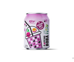 Hot Trending 8 4 Fl Oz Cans Popping Boba Bubble Tea Mix Peach