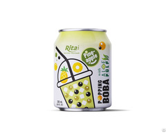Cans Popping Boba Bubble Tea Mix Pineapple