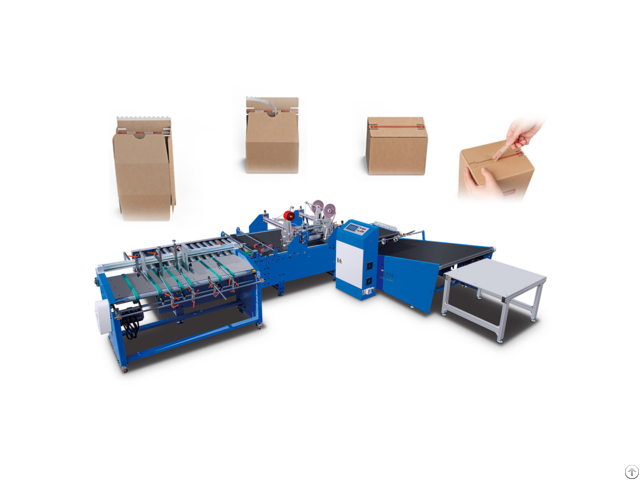 Ryks Fully Automatic Online Shopping Box Tape Applicator Machine
