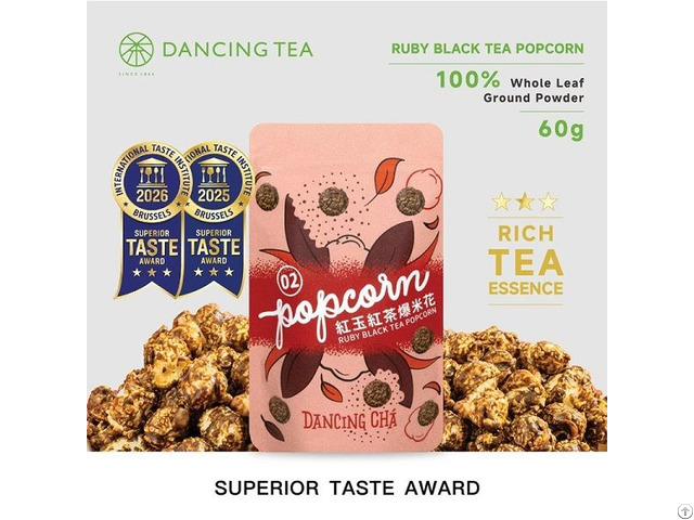 Ruby Black Tea Popcorn