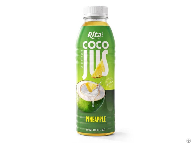 Coco Jus Real Coconut Water With Pineapple Juice 500ml 16 9 Fl Oz Oem Supply From Vietnam