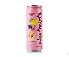 Yuzu Peach Electrolyte Water Drink 325ml Low Sugar Hydration Beverage Ready To Product