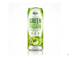 Green Fusion Tropical Fruit Blend Drink Oem Supply From Vietnam