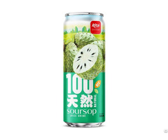 Natural Soursop Juice Drink 325ml Sleek Can 100 Wholesale Beverage