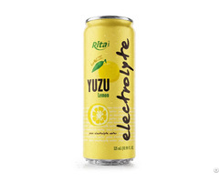 Yuzu Lemon Electrolyte Water Drink 325ml Low Sugar Hydration Beverage