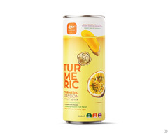 Rita Less Sugar Turmeric Passion Fruit Drink 250ml Slim Can