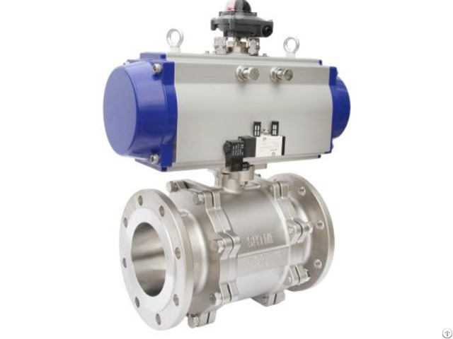 Three Piece Flange Ball Valve