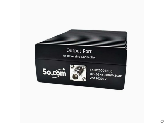 Dc 3ghz Coaxial Attenuator 50ω High Stability Microwave Load