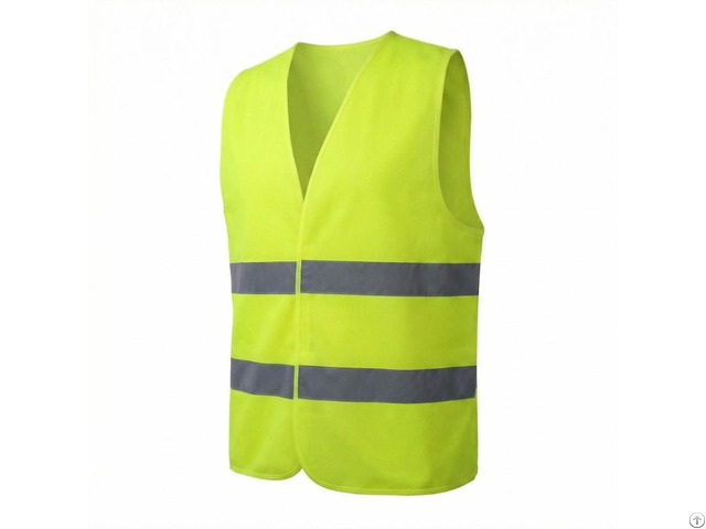 100% Polyester Knitted Mesh Hi Vis Reflective Safety Vest