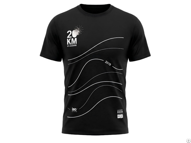 100% Polyester Bird Eye Mesh Moisture Wicking Custom Sport T Shirt