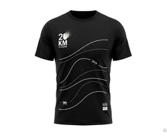 100% Polyester Bird Eye Mesh Moisture Wicking Custom Sport T Shirt