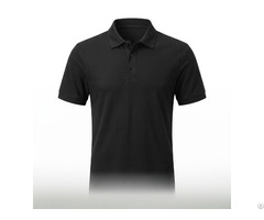 250gsm Men Blank Short Sleeve Pique Polo Shirt