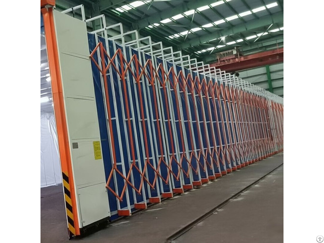 Retractable Industrial Spray Booth