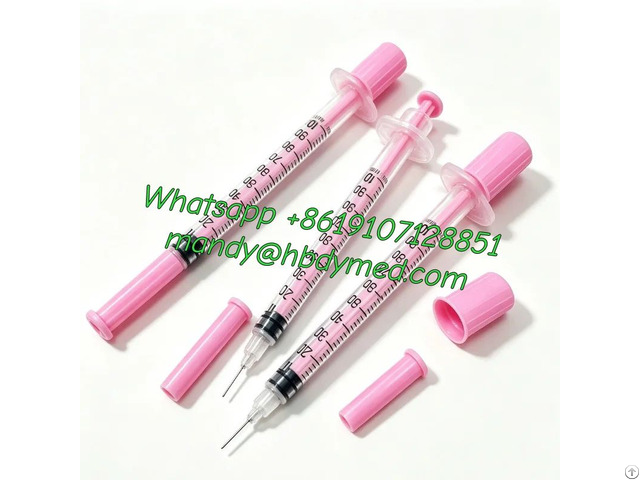 Disposable 30g Insulin Syringe With 6mm Needle U100 Injector For Diabetes