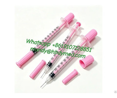 Disposable 30g Insulin Syringe With 6mm Needle U100 Injector For Diabetes