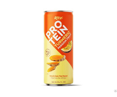 Rita Turmeric Passion Fruit Drinks Original And Protein Slim Can 250ml Wholesale Beverage