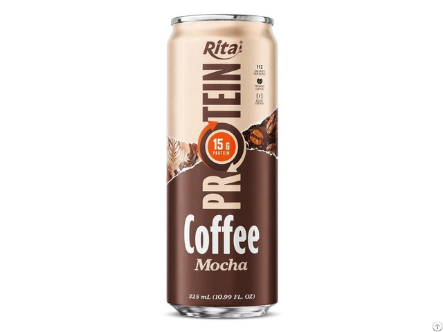 Rita Protein Coffee 15g Ready To Drink High Mocha 325ml Can Wholesale Beverage
