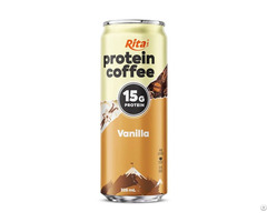 Rita High Protein Coffee Vanilla Drink 15g Rtd Beverage 325ml Wholesale