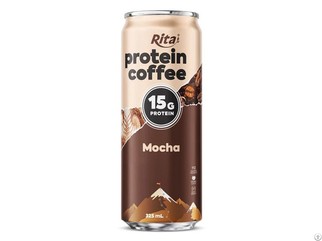 Rita High Protein Coffee Mocha Drink 15g Rtd Beverage 325ml Wholesale