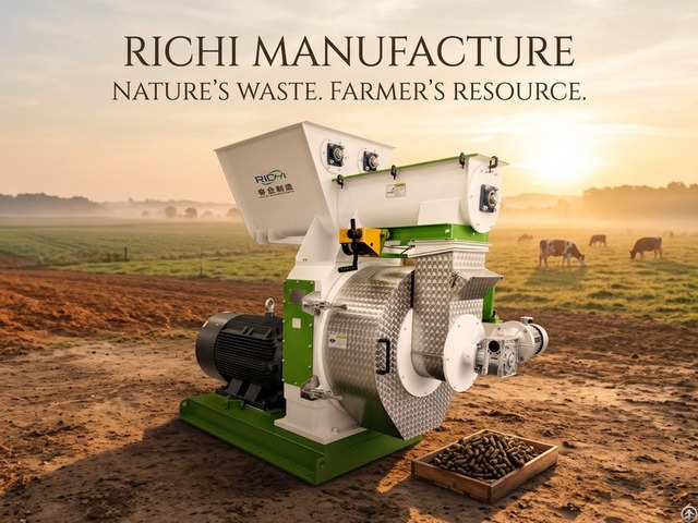 Cow Dung Pellet Making Machine