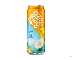 Rita Mango Flavored Coconut Water 325ml Can With 15g Protein