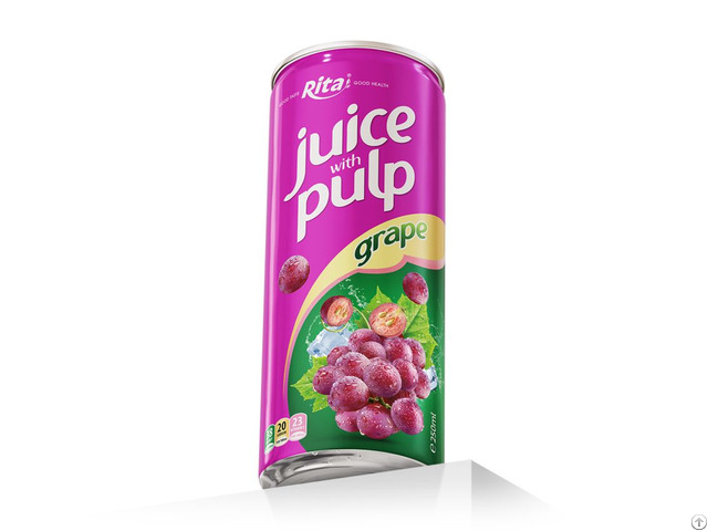 Rita Grape Juice With Pulp 250ml Can