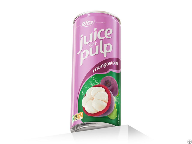 Rita Mangosteen Juice With Pulp 250ml Can