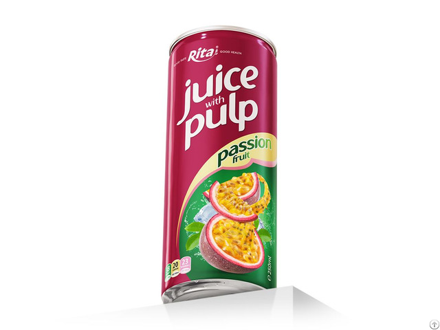 Rita Passion Fruit Juice With Pulp 250ml Can