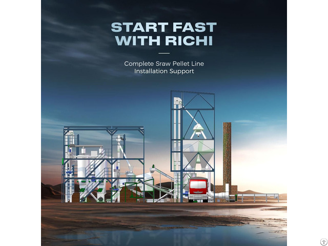 Straw Pellet Production Line For Biomass And Feed