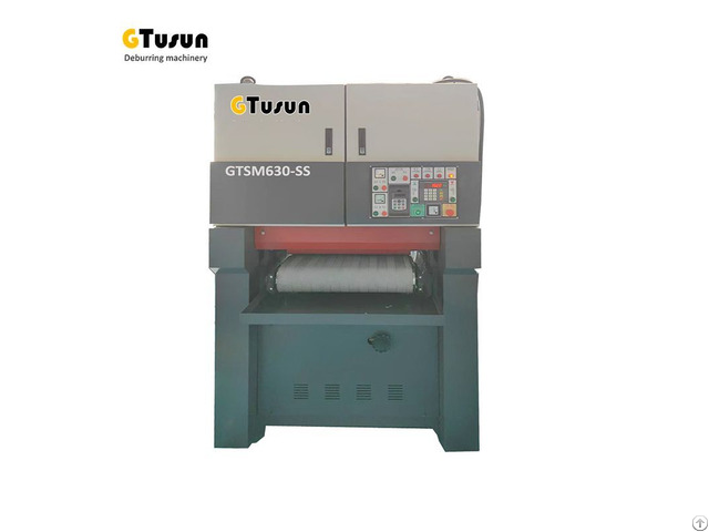 Dry Dual Sand Belt Deburring Gtsm Ss