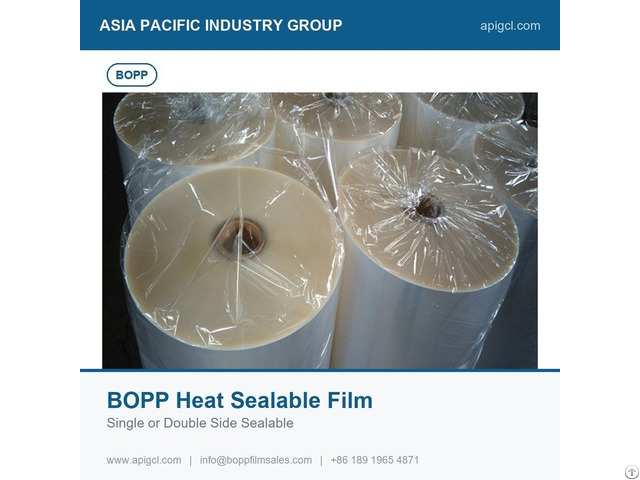 Bopp Film 8 Micron Clear Coated For Shrink Bundling