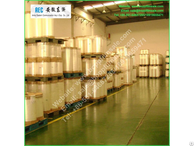 Glossy Biaxial Oriented Polypropylene Film In 8 10 12 And 15 Micron Gauges For Packaging