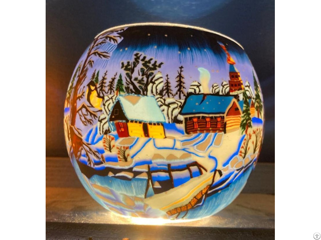 Polymer Clay Candle Holder