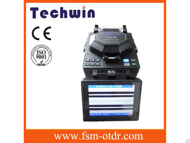 Fusion Splicer Techwin 605 Fiber Optic Splicer Equal To Fujikura Splicing Machine