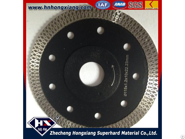 Cyclone Mesh Turbo Diamond Saw Blade For Ceramic Granite Marble