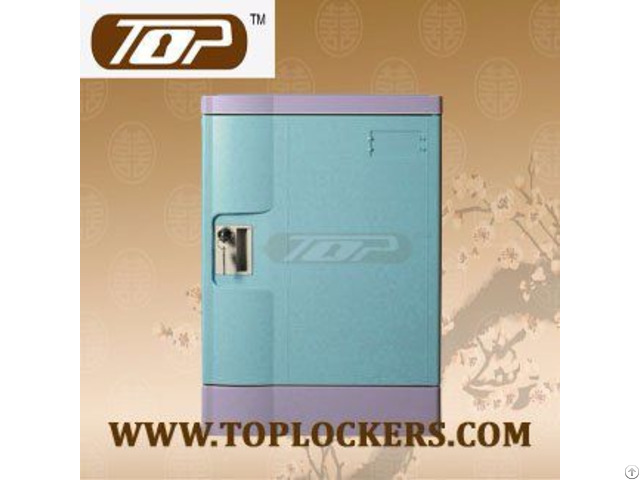 Double Tier Abs Lockers Blue Knocked Down