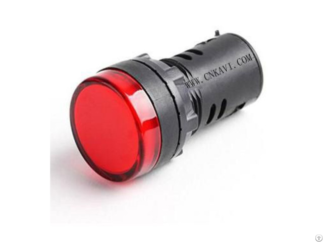 Led Pilot Lamp Signal Light Indicator 22mm Ad26b 22ds Red