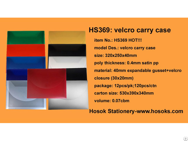 Hs369 Velcro Carry Case