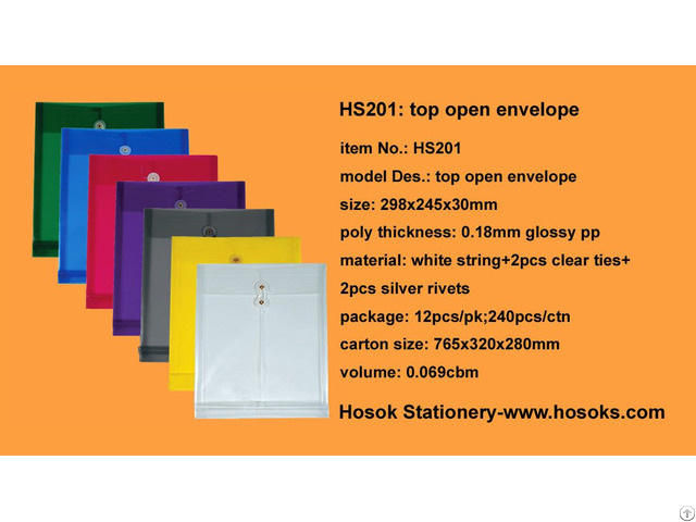 Hs201 Top Open Envelope