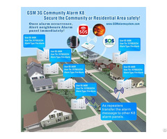 Gsm 3g Community Alarm With Alert Neighbors