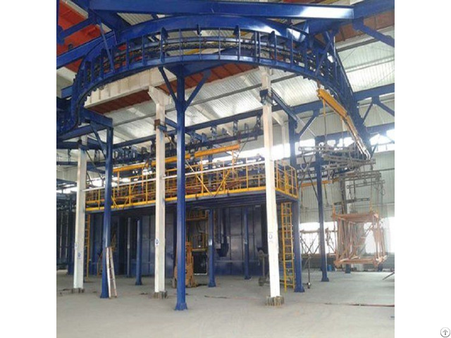 Pass Through Monorail Shot Blasting Machine