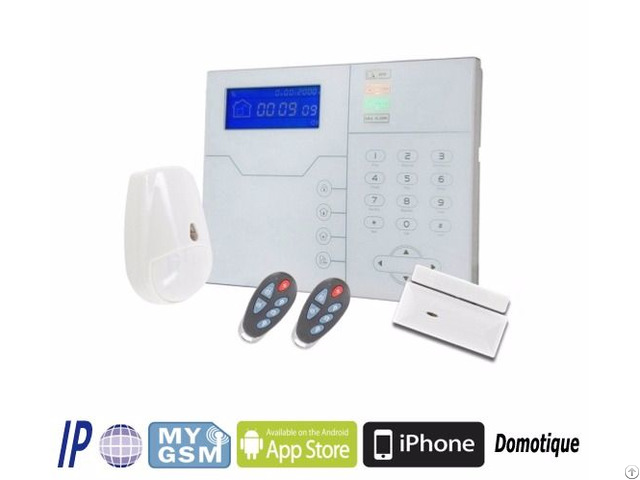 Tcp Ip Gsm Rfid Smart Home Alarm Panel