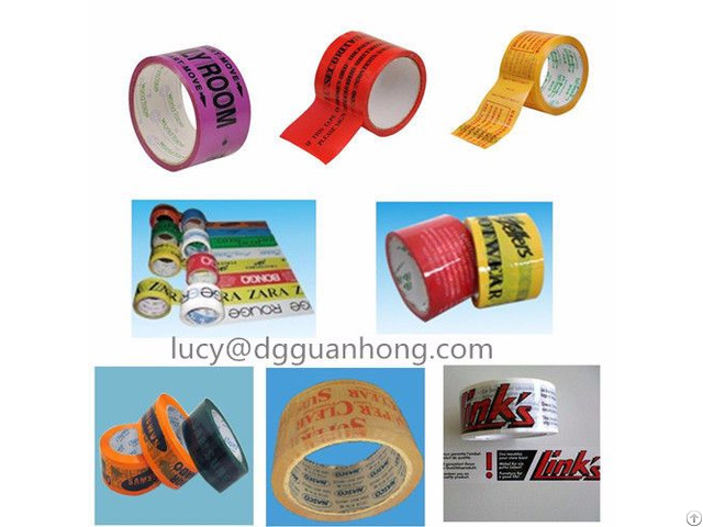 Custom Logo Printed Bopp Packaging Tape Waterproof For Cartons Sealing