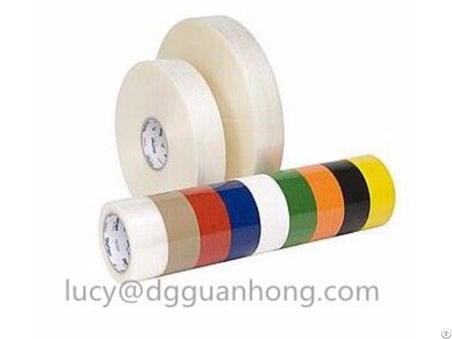 Carton Sealing Bopp Self Adhesive Tape Sliver With Company Logo