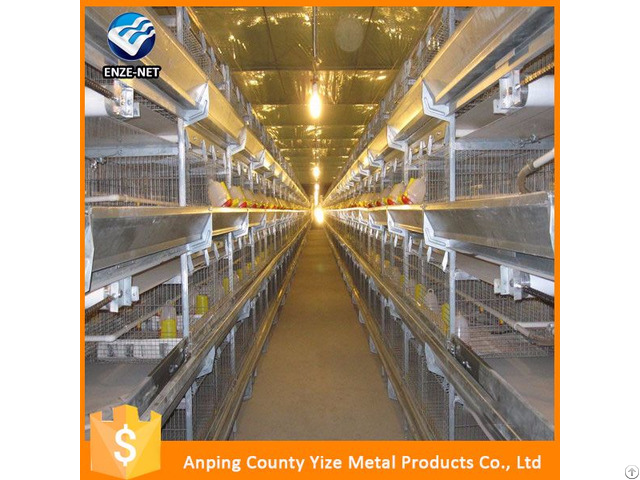 High Quality Design Hot Galvanzied Wire Mesh Chicken Layer Cage For Kenya Poultry Farm