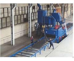 Through Conveyor Shot Blasting Machine